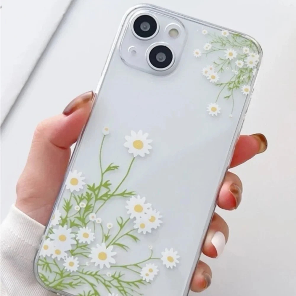⚠️Clearance💕iPhone 13/Pro/Pro Max Cute Floral Daisy’s - Picture 1 of 4